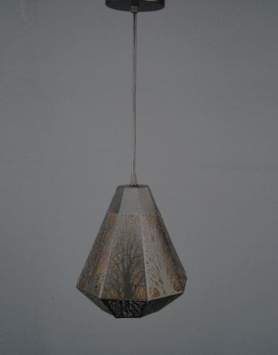 Светильник подвесной (Люстра) Мелодия Света Деревья 220В E27 Черный картинка 